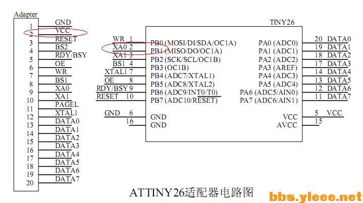 ATTINY26适配器电路图.PNG