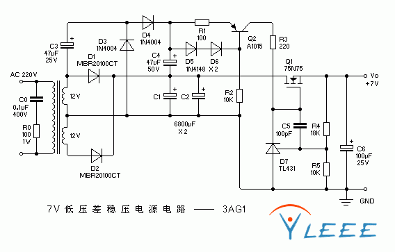 7V低压差稳压电源电路.GIF