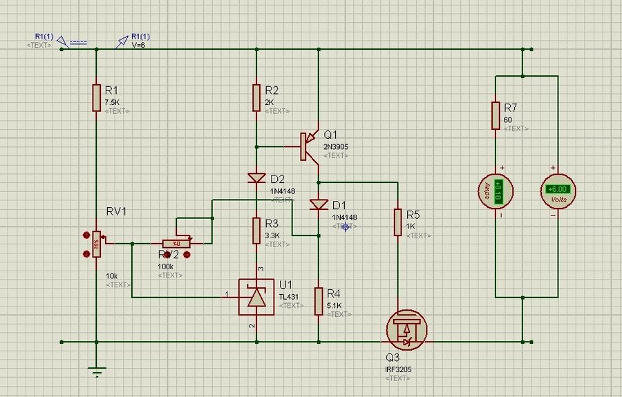 6V0.1A时，电压没下降