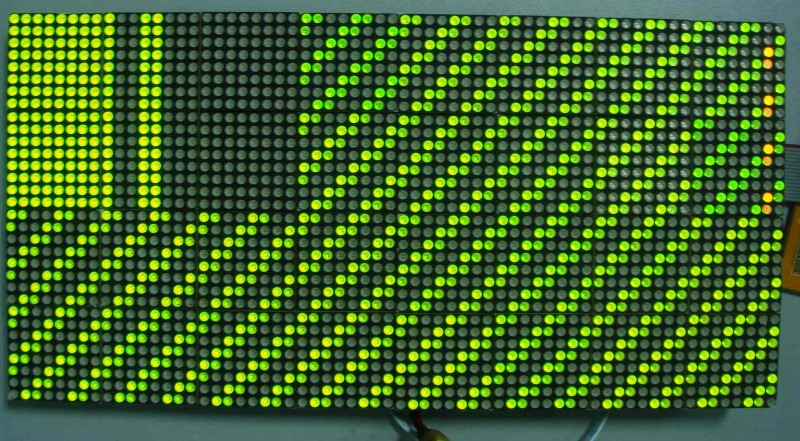 3mm_08接口 32x64双色点阵屏 测试：左上角绿色常亮-6.jpg