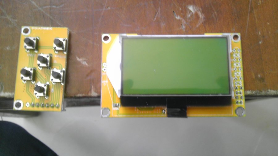 分离按键和液晶