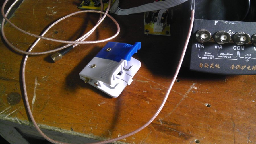 那个夹子准备用RG174通讯电缆做，不知行不，没有更好的屏蔽线材了。