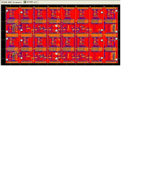 08接口单双色32x64点阵屏PCB DC1588.PNG