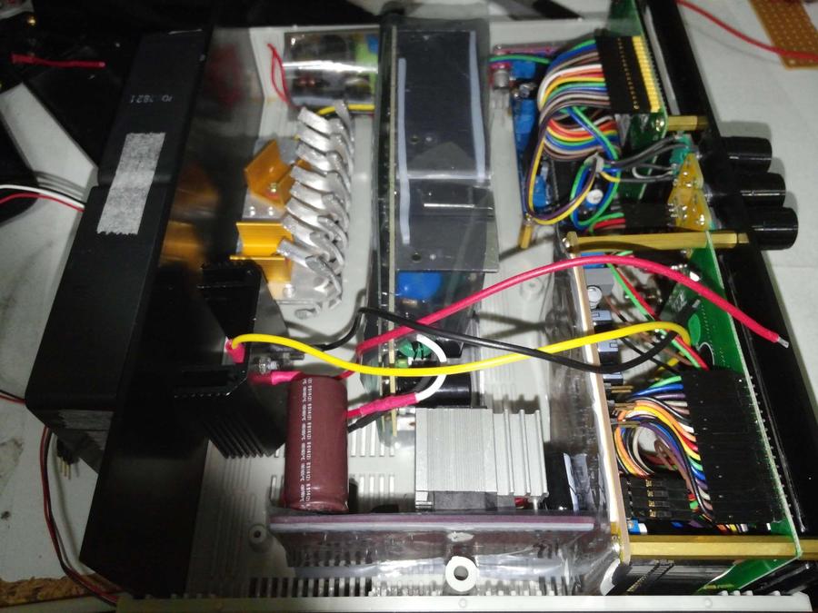 散熱片從PSU拆來的