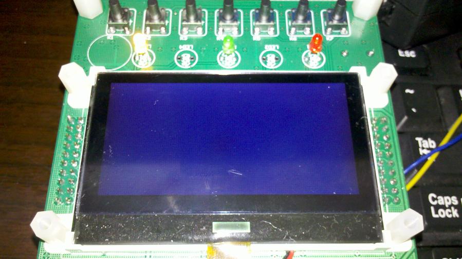 LCD没点亮，AK加了5V电压
