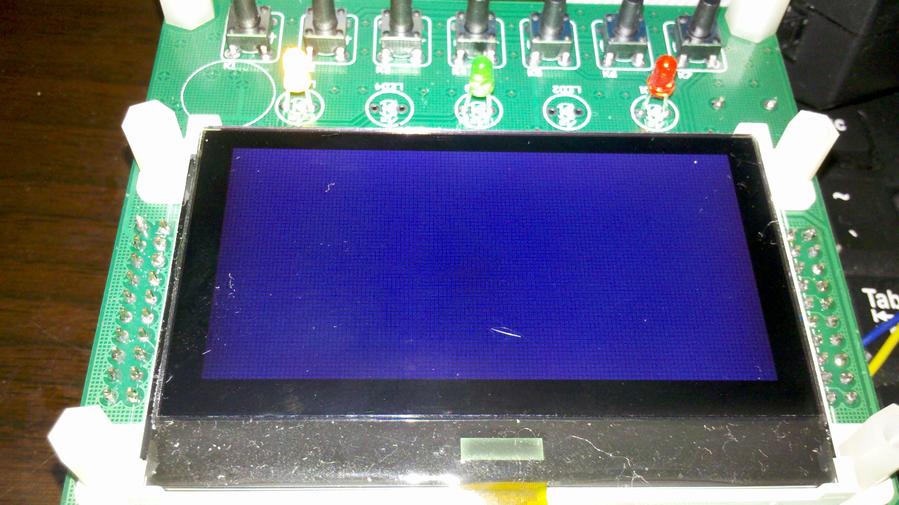 LCD没点亮，AK加了5V电压