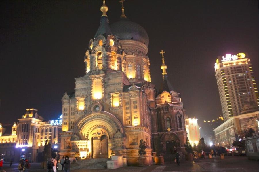 去年冬天一个去哈尔滨走走