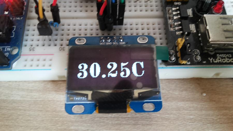 18b20做的温度表