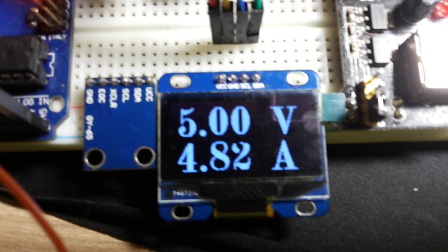 原型电压电流表只写了显示程序