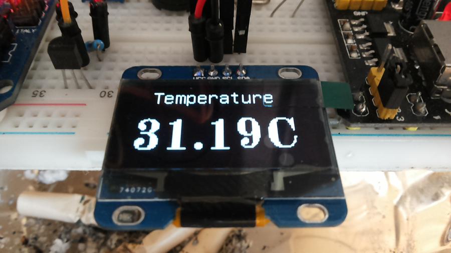 18b20做的温度表