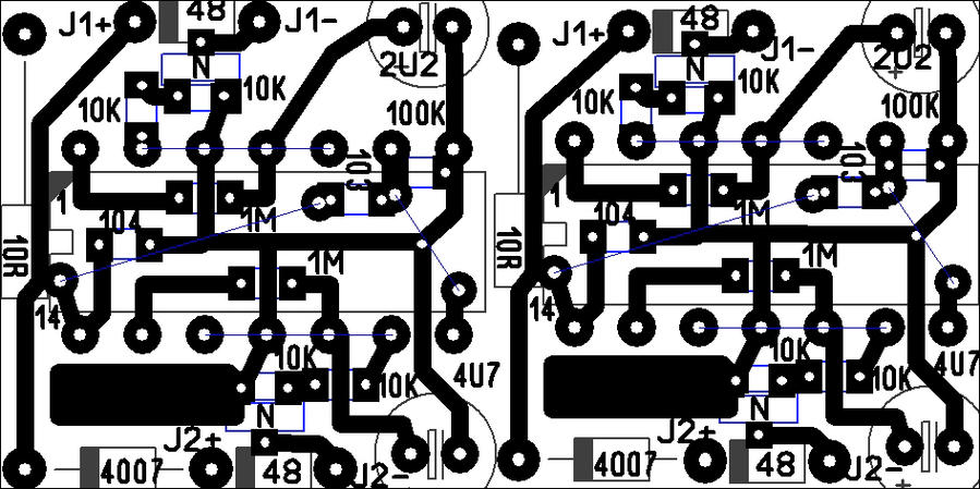双继电器先后相反延时通和断电路PCB.JPG