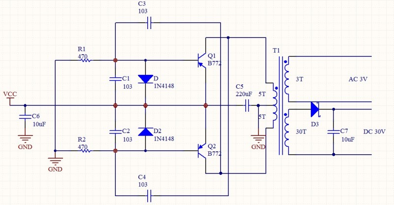 图3  b772推挽升压