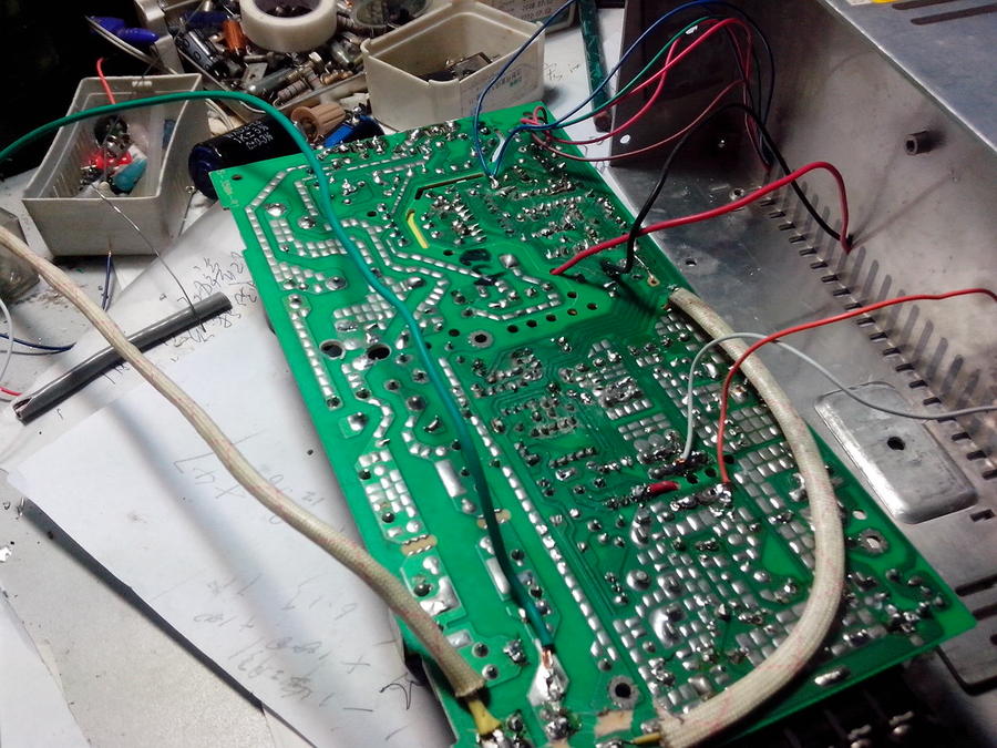 改好后准备装壳