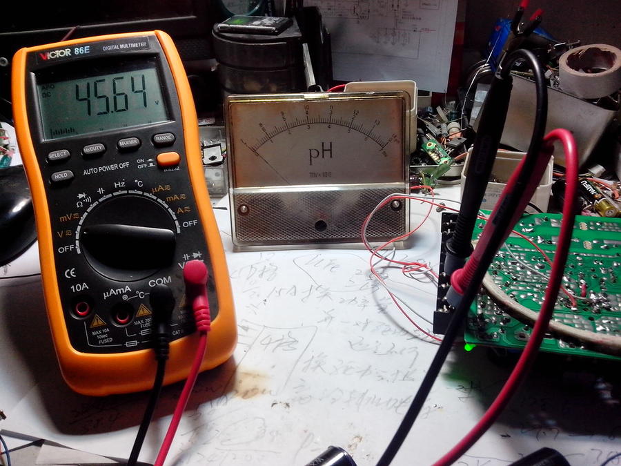 更换输出端滤波电容为50V后，最高调到45.6V，后来接上超压保护单元最高调到30V,感觉有点低又在原保护回路的 ...
