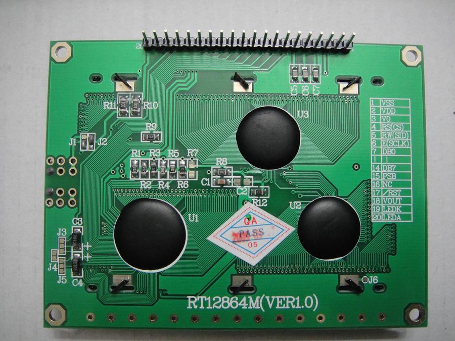 RT12864 3.3V 带字库 10元  数量1个