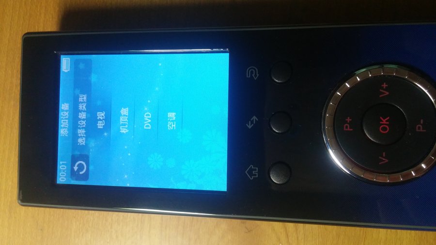 可以添加电视空调DVD机顶盒等遥控设备