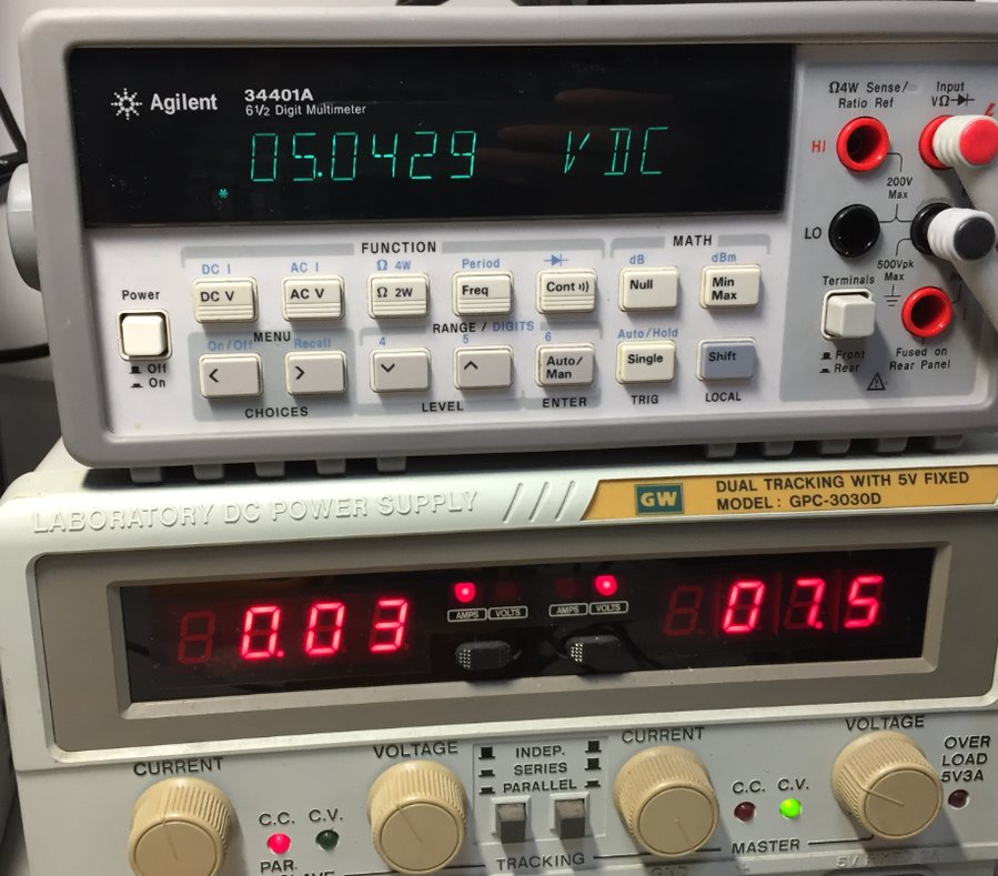 输入7.5v对应输出