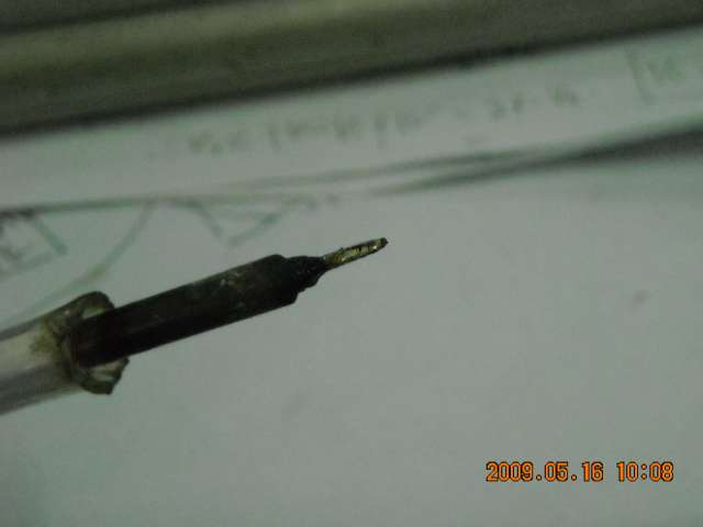 DIY刀光，磨到铜了，差不多就要OVER了