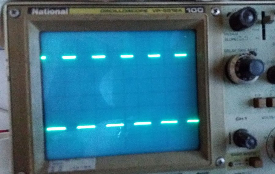 不正常时PWMA处波形