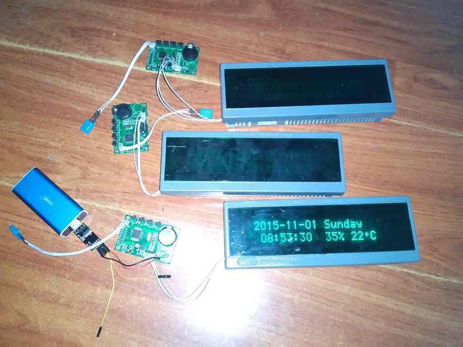 2002 vfd英文时钟