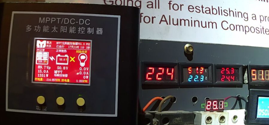 1500的英利板子下午3.30分的发电量