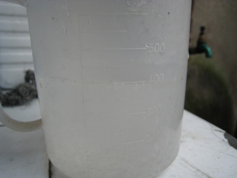 再加200ML的水。