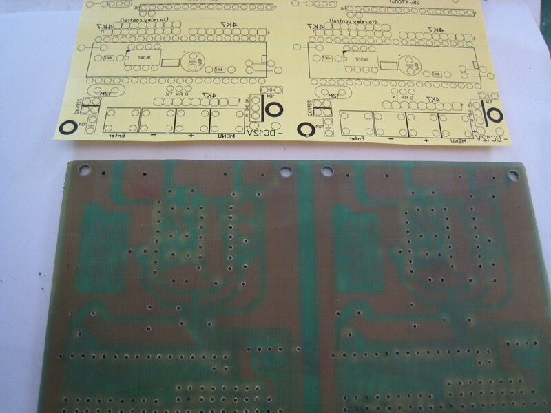 把正反面清理干净以后，准备做丝网啦。