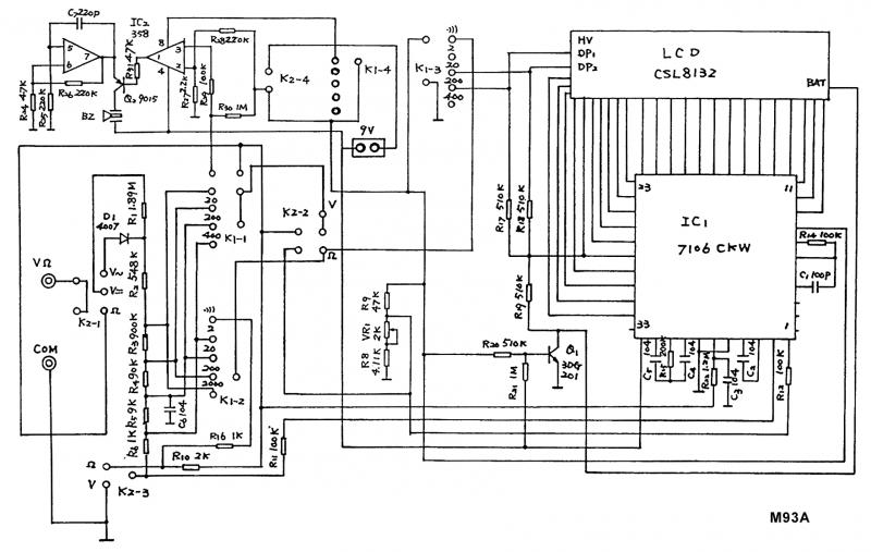 数字万用表Mastech M93A示意图.gif