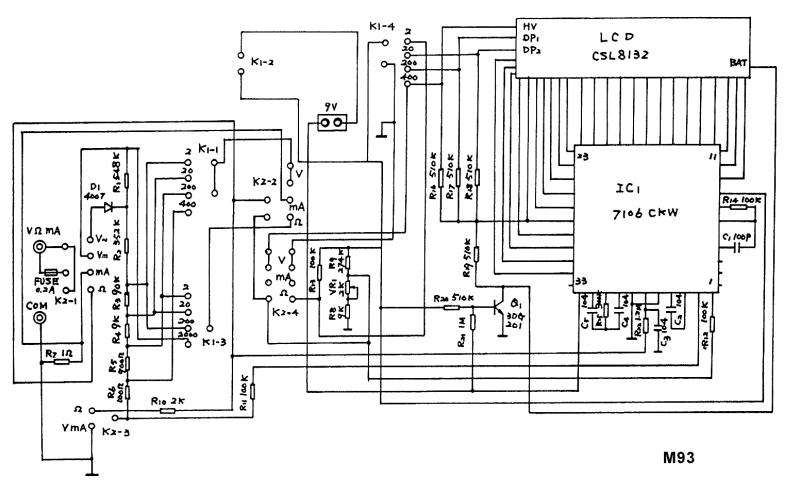 数字万用表Mastech M93电路图.gif