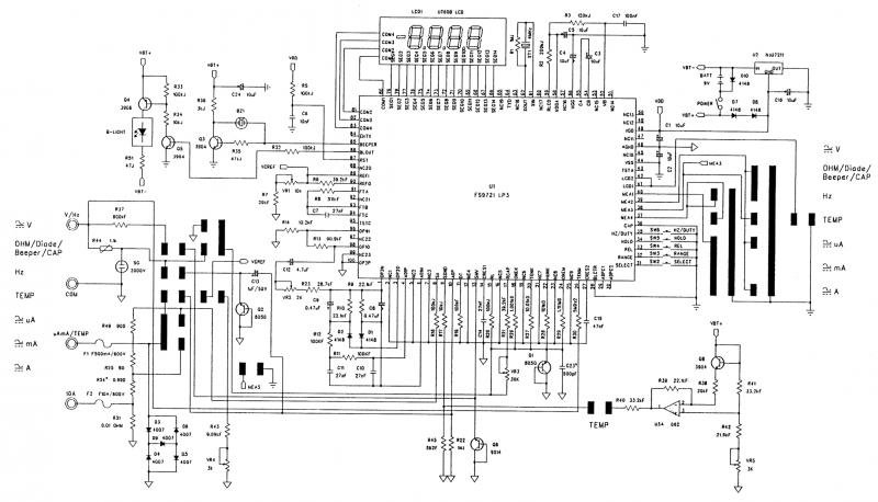 数字万用表单向趋势UT60C电路图.gif