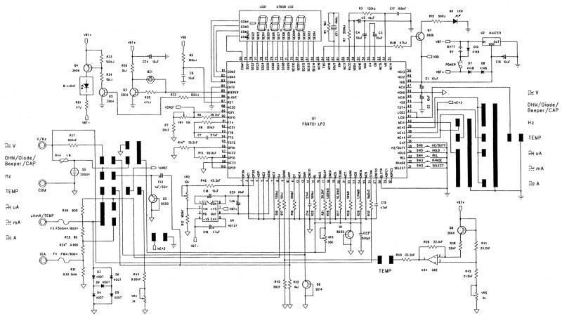 数字万用表单向趋势UT60E电路图.gif