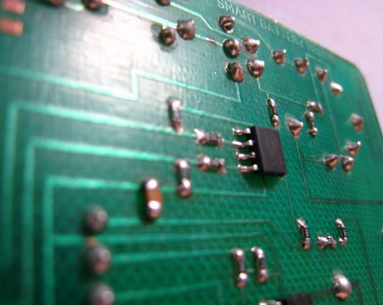 本电路背面近照