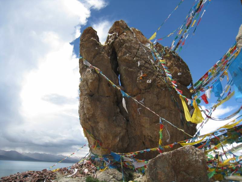 纳木错的佛手！