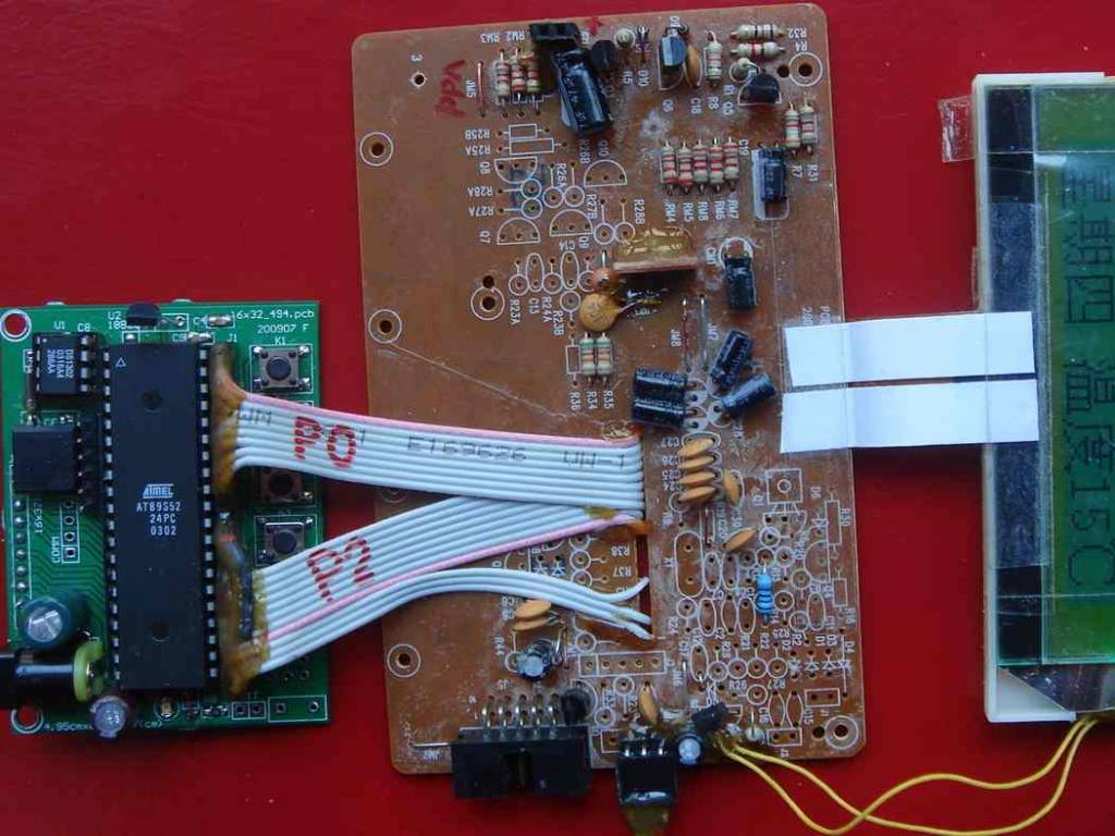 短信铃 12864LCD 测试万年历 全貌正面.jpg