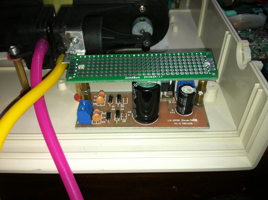 上面这块准备安装继电器