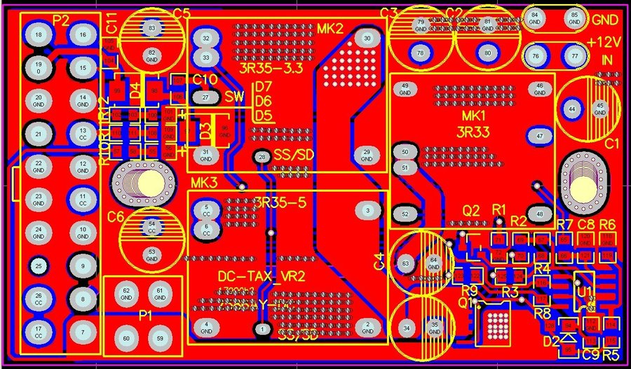 DC-ATX电源模块pcb