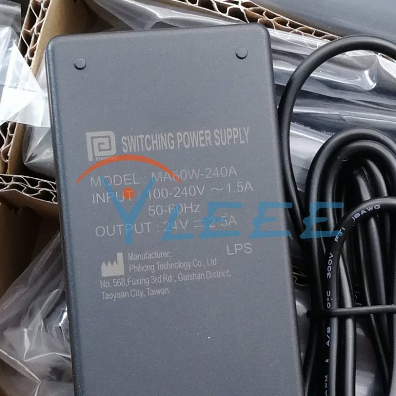 飞宏电源适配器SWITCHING POWER SUPPLY Medical Grade 60W Series DM MODEL:MA60W-240A-R 24V2.5A