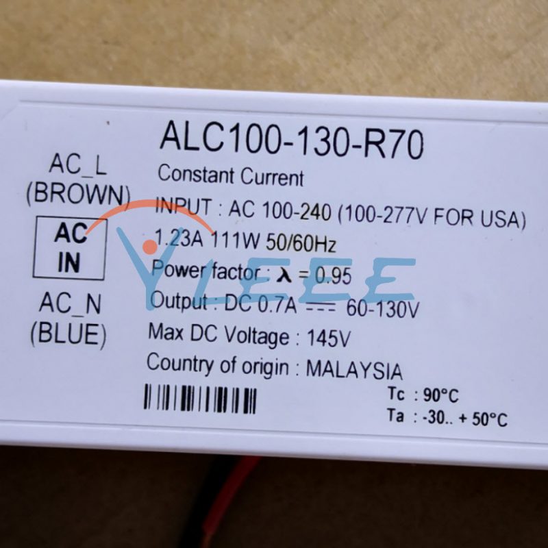 日本TDK ALC100-130-R70 恒流型LED驱动AC-DC电源替代ELC90-130-R70 DPL-120ABA B