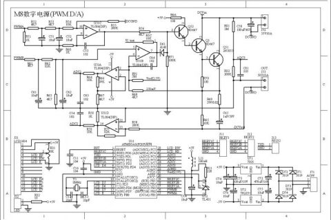 基于ATMEGA8恒压恒流输出数字电源V7（烧录程序、源码）M8数字电源（50V10A）V7