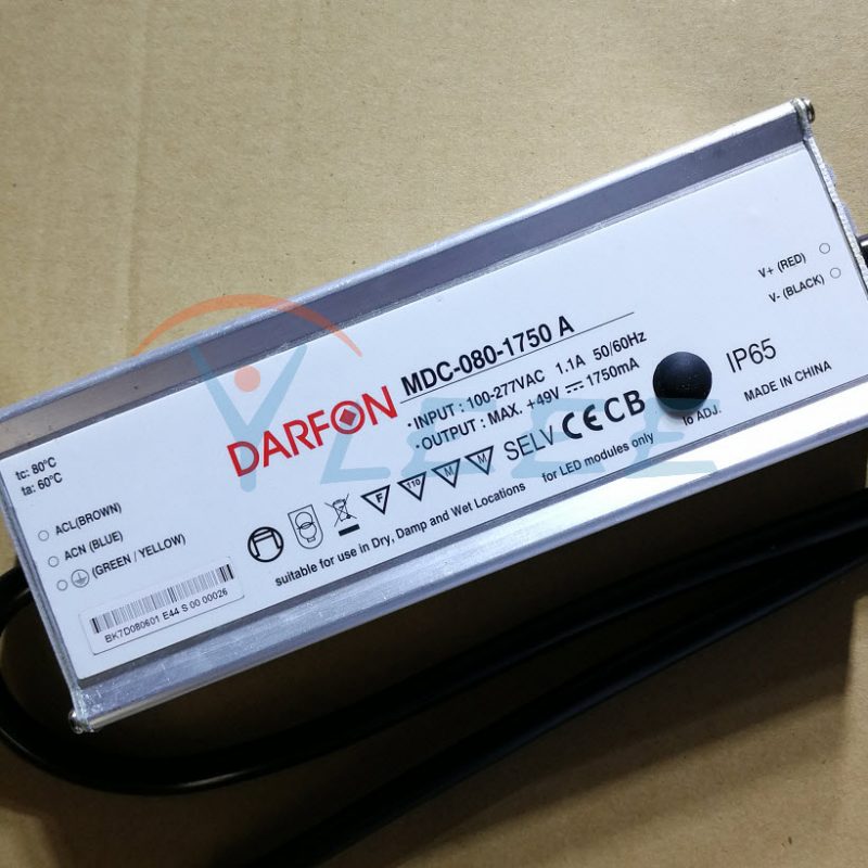 DARFON MDC-080-1750A 49V1750mA BK7D080601 防水路灯LED驱动
