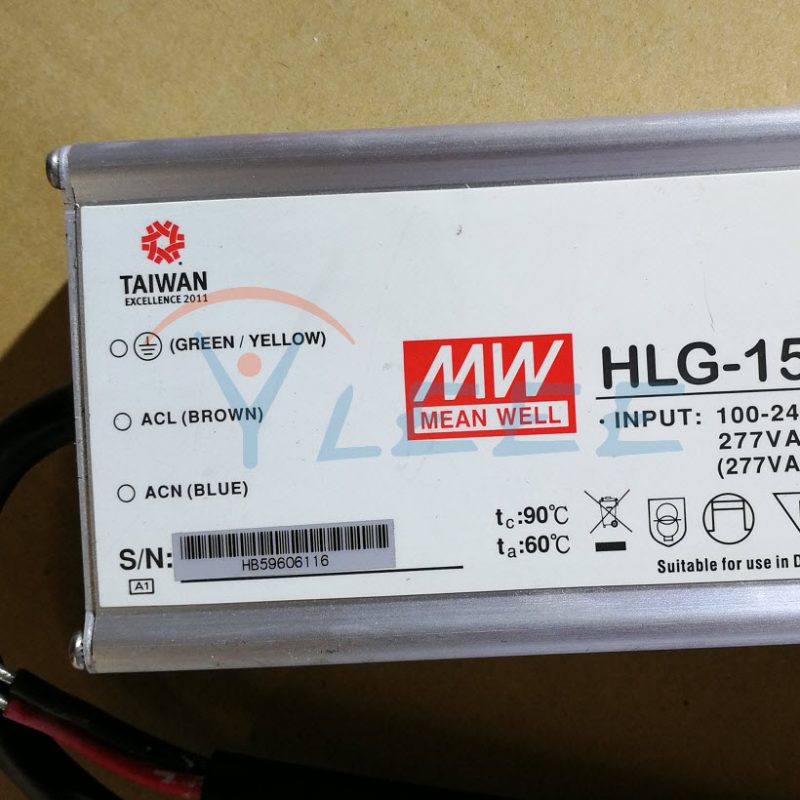 原装台湾明纬LED变压器 HLG-150H-36A 36V4.2A 150W