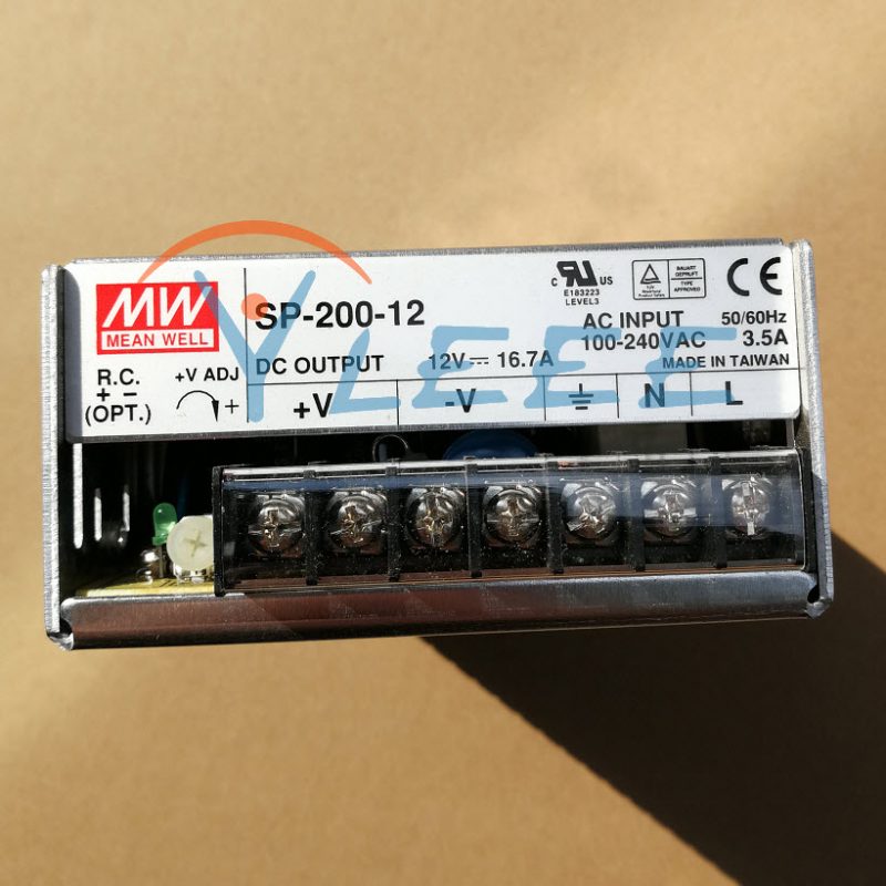 台湾明纬开关电源MW SP-200-12 200W 12V16.7A