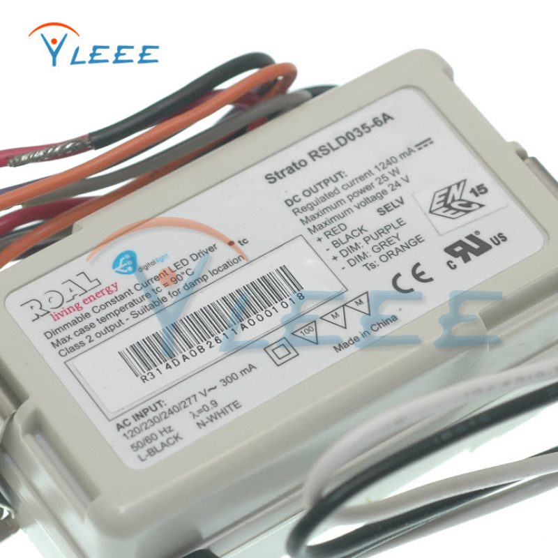 RAOL 防水隔离led恒流电源 RSLD035-6A 25W led调光驱动电源