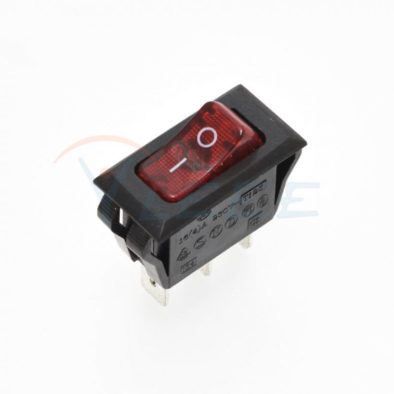 带红指示灯CANAL HB SERIES 船型开关16A/250VAC T125 银合金触点