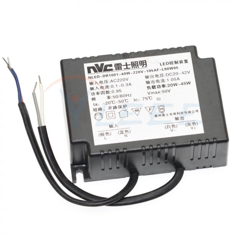 LED控制装置 LED灯电源驱动器NLED-DR1001-40W-220V-105-AF