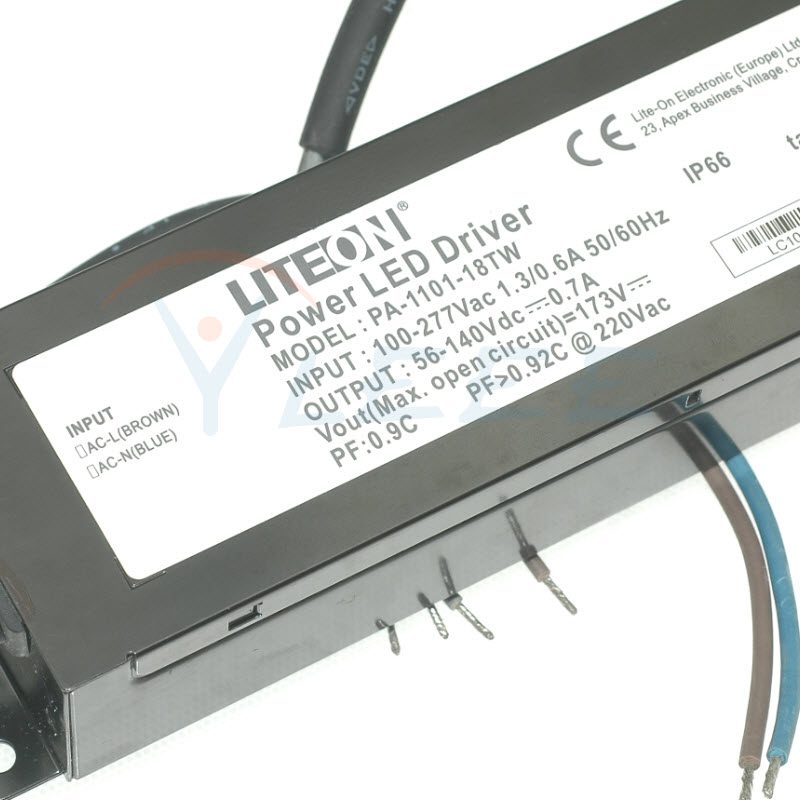 LITEON Power LED Driver MODEL:PA-1101-18TW 50-140V0.7A