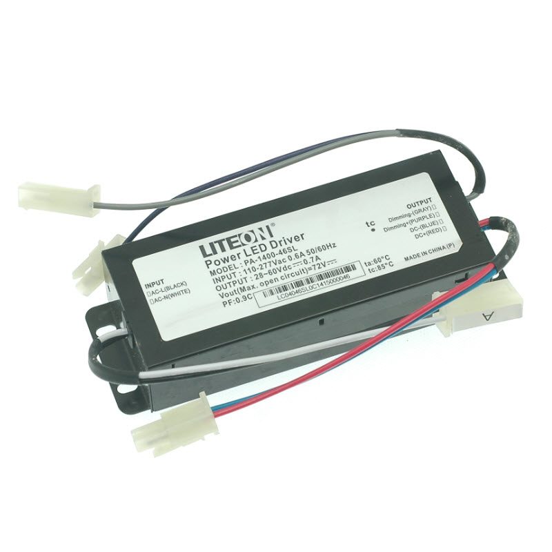 LITEON Power LED Driver MODEL:PA-1400-46SL 28-60V0.7A