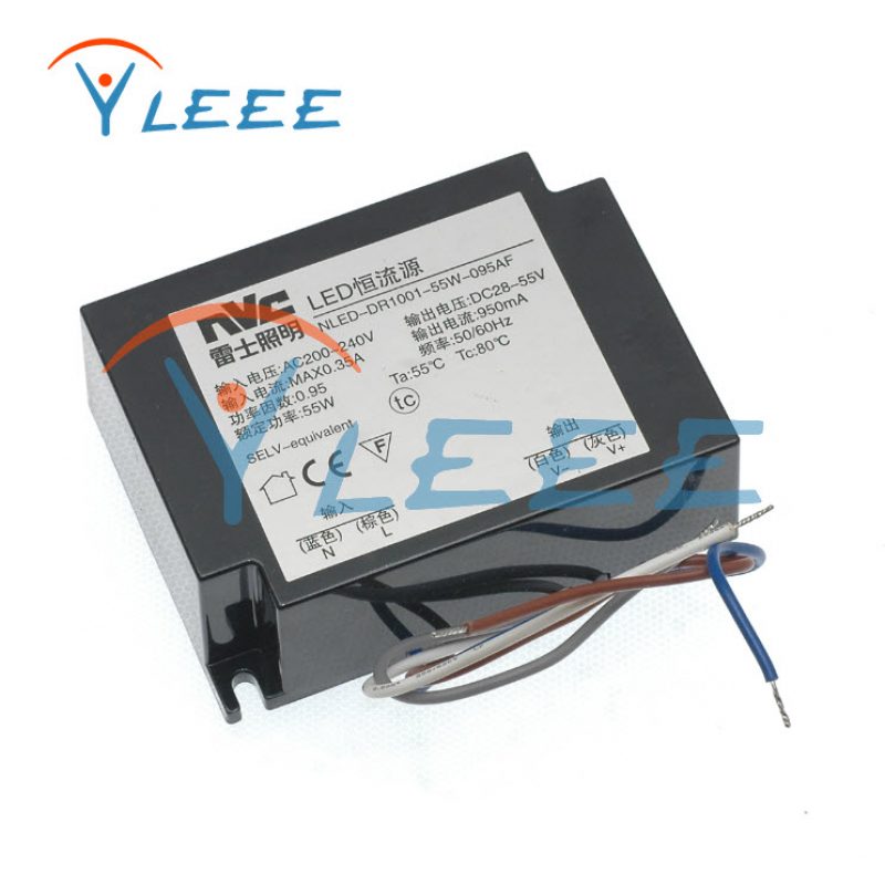 雷士NVC投光灯电源 变压器 55W LED恒流源 NLED-DR1001-55W-095AF