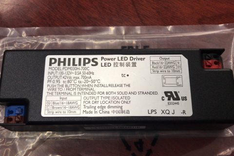 PHILIPS LED控制装置 Power LED Driver MODEL:PDM030H-700C