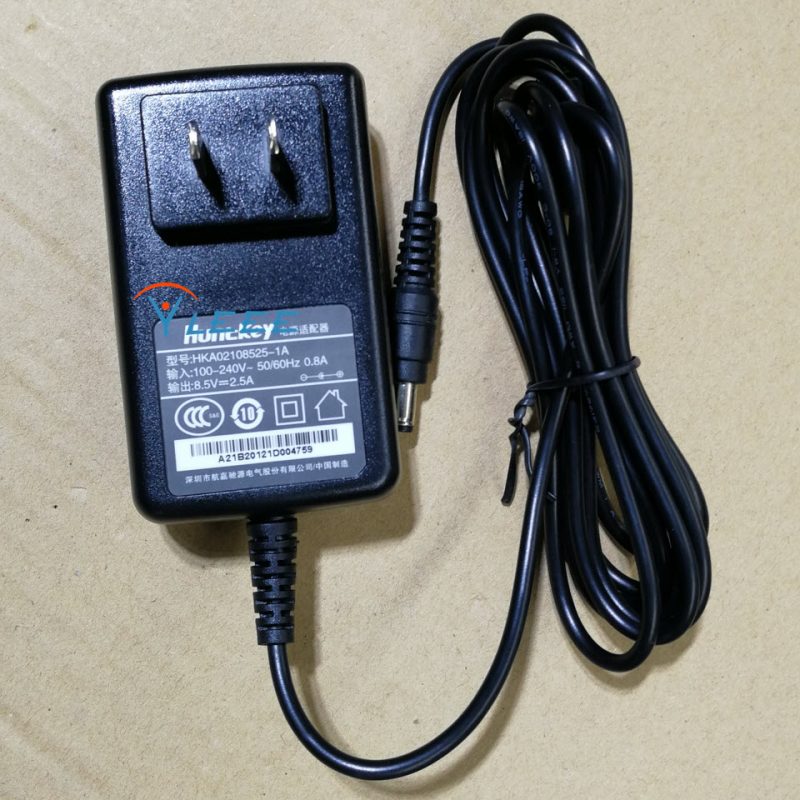 Huntkey电源适配器 型号：HKA02108525-1A输出8.5V2.5A